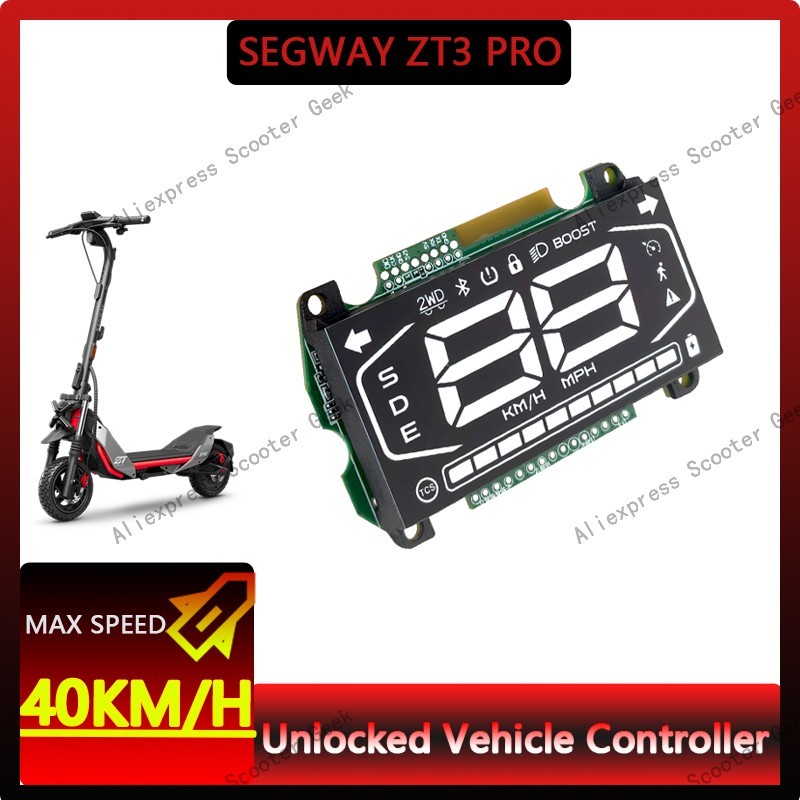 40km/h ZT3 PRO Vehicle Control Display Dashboard For Ninebot by Segway ZT3 PRO E D Electric Scooter