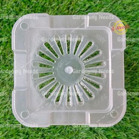 Top Pot Bunga / Pot Kotak 12 cm / Pot NKT JUOSS (LUSINAN)