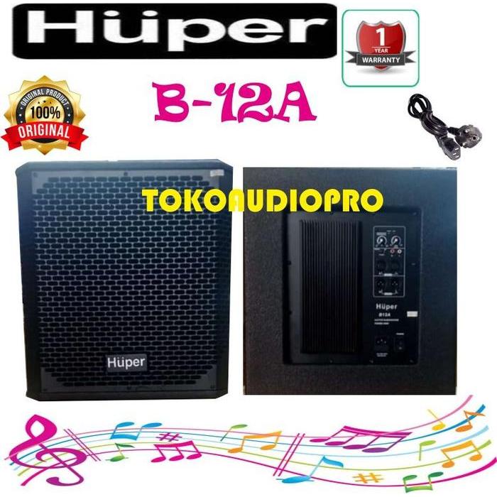 Subwoofer Aktif Huper B12A Aktif Subwoofer Huper B-12A Co