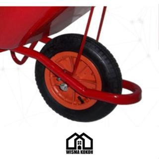"New" TRIPLE - S BAN HIDUP GEROBAK DORONG PASIR / RODA SORONG PASIR HIDUP MODEL ARTCO MERAH (BAN