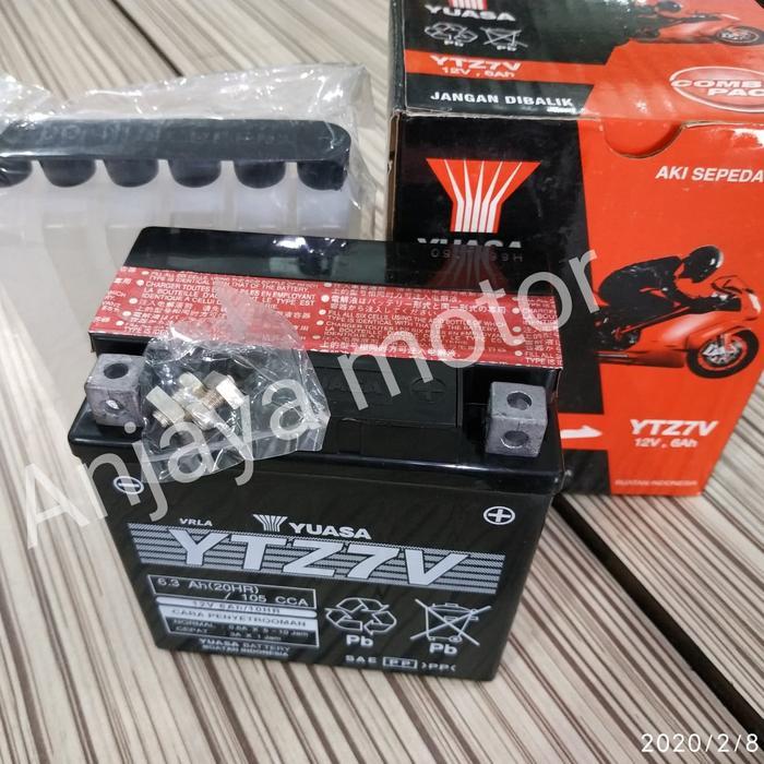 Aki Accu Nmax Aerox 155 Yuasa Ytz7V Original