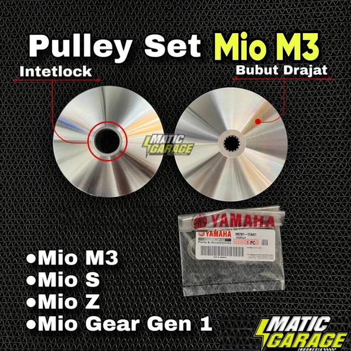 Rumah Roller Racing Mio - Mio M3 Pulley Bubut Custom Cvt Upgrade Kirian Mio Racing