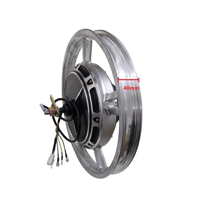 DISCOUNT 18 INCH 1000W BLDC EBIKE MOTORCYCLE HUB MOTOR WITH DRUM BRAKE