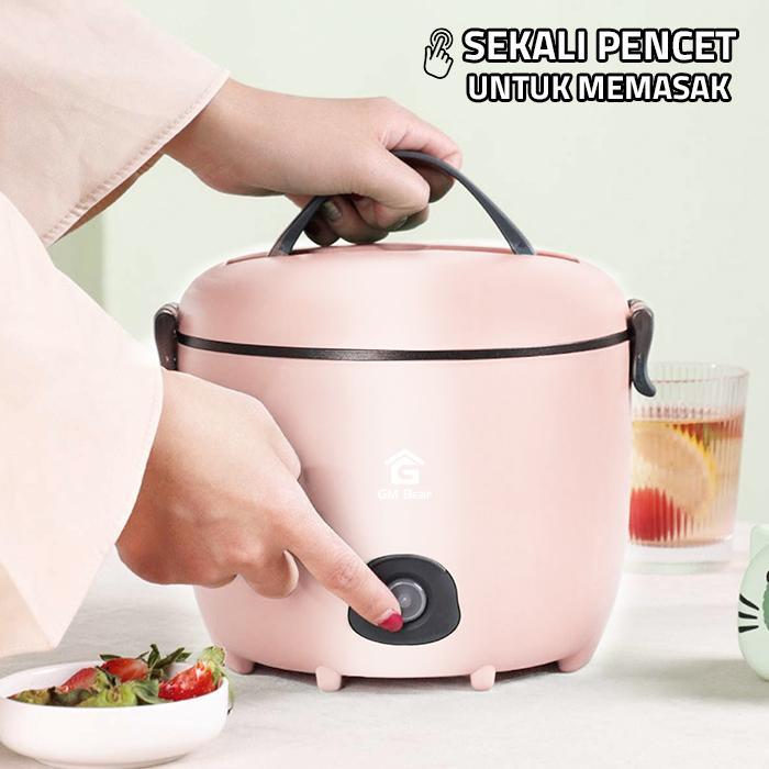 GM Bear Rice Cooker/Panci Listrik 2in1 P0437 - Electric Cooking Pot