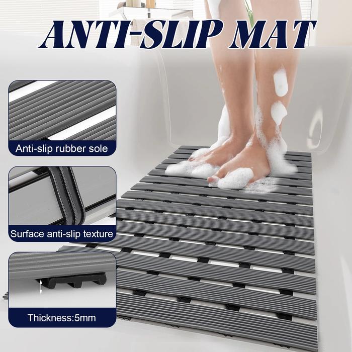 Karpet Anti Slip Pvc Kamar Mandi Karpet Lantai Pancuran Mandi Anti Jatuh Tahan Air Rumah Tangga