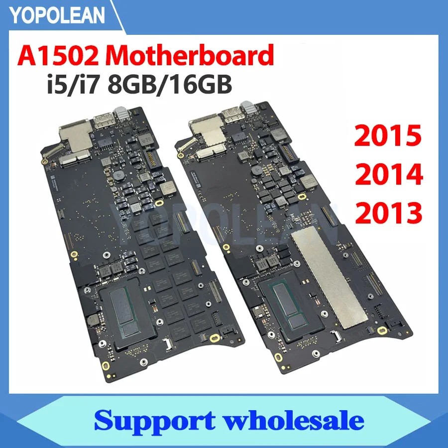 Original A1502 Motherboard For Macbook Pro Retina 13" A1502 Logic Board 8Gb 16Gb 820-3476-A
