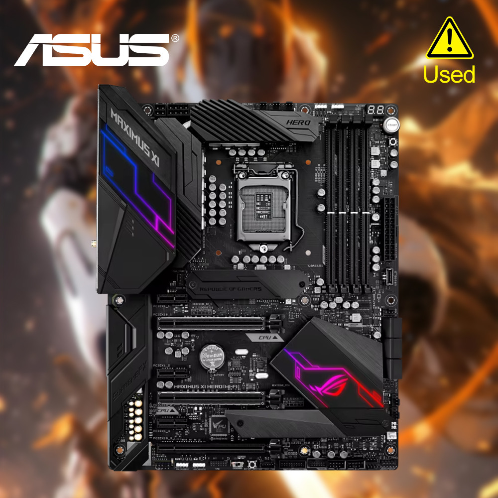 Asus Rog Imus Xi Hero Motherboard Lga1151 Support Core I5-9400F 8600K I7-9700F I9-9900Kf Cpu Intel