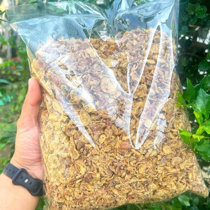 Bawang Merah Goreng 1Kg Termurah, Grade B Bawang Goreng Kemasan 1000G, Bahan Masakan Rempah Instan
