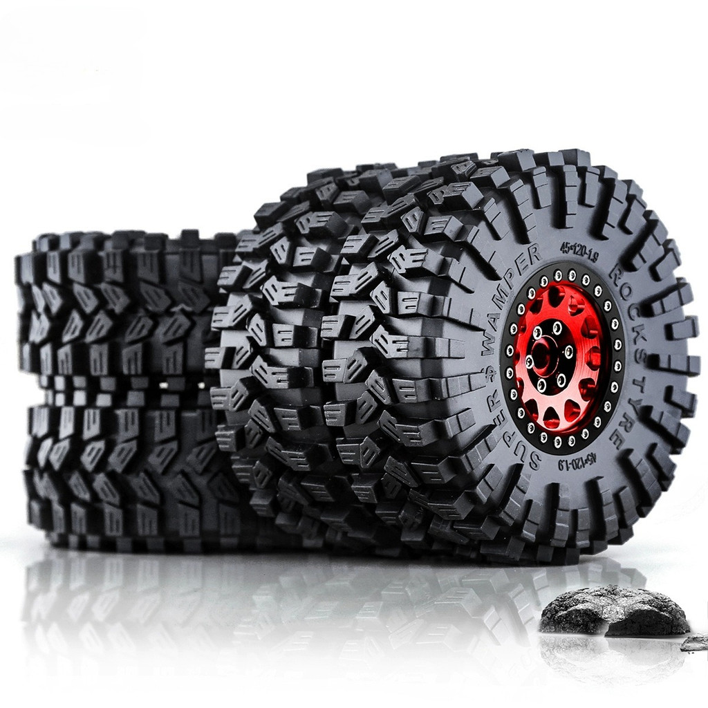 Rc 1/10 Climbing Car Wheel + Tire, Suitable For Fms Big Chiritai Rgt Easy Control Axail Nine-Tailed