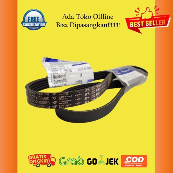 New Fan Belt Hyundai 5Pk 1230 Tali Kipas Van Belt V Belt Hyundai Kode Gcp41