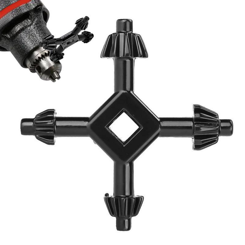4 Way Drill Chuck Key Drill Chuck Wrench Drill Power Chuck Key Hand Key Electric Drill Chuck Key