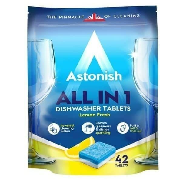 ASTONISH PEMBERSIH GELAS PIRING 42 TABLET DISHWASHER TABLET