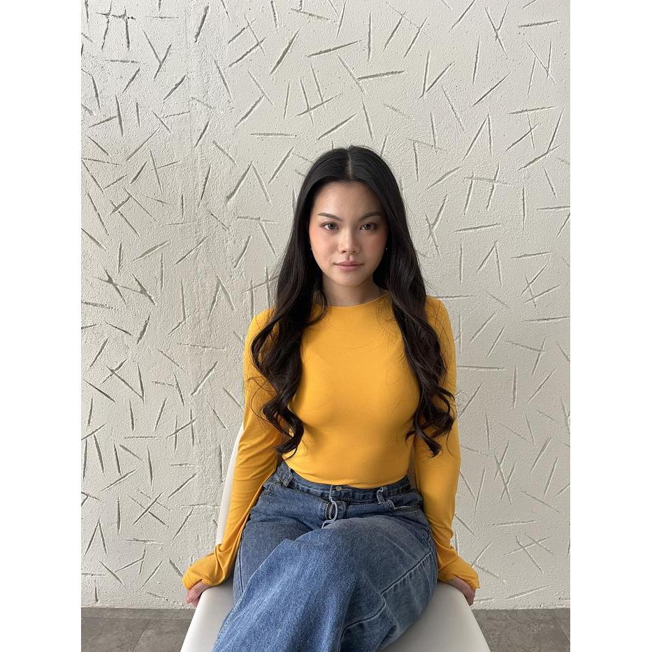 Best Seller Lassmee Khloe Bodysuit Wanita / Atasan Bodysuit Wanita Lengan Panjang / Bodysuit Hijab