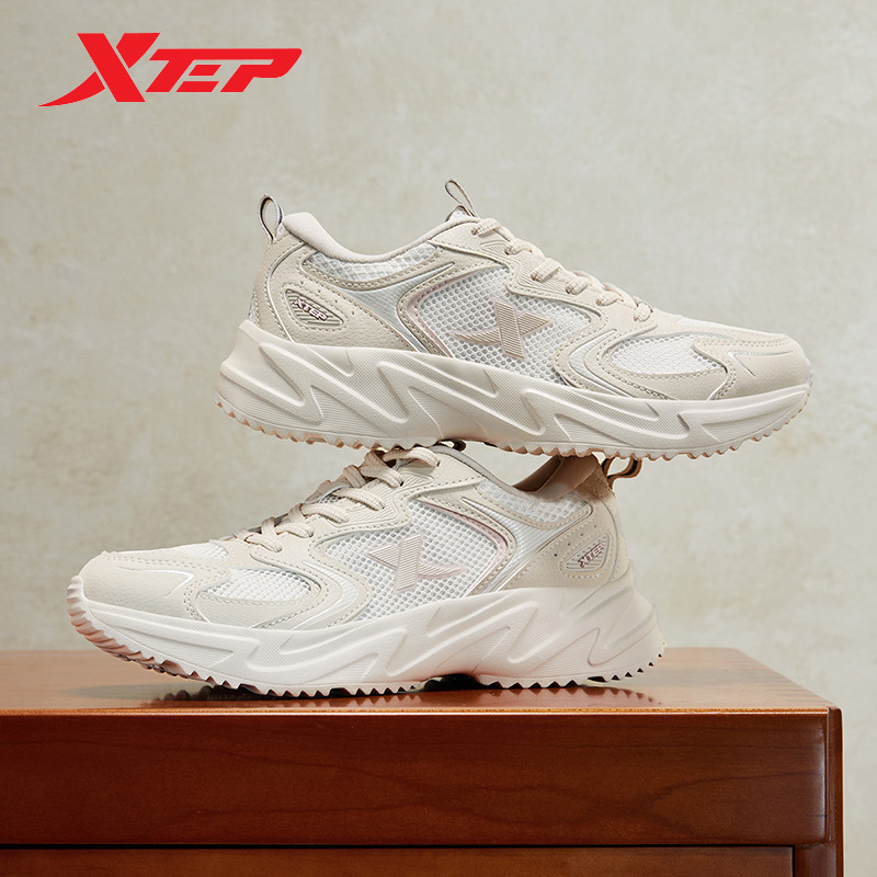 Xtep Casual Shoes For Women Summer Wear-Resistant Women'S Sports Shoes Trekking Vintage Stability