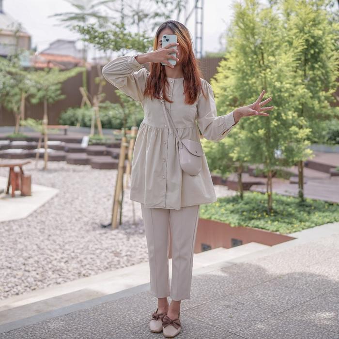 Nirmala Plain Tunik - Haraskirt Atasan Wanita Terbaik