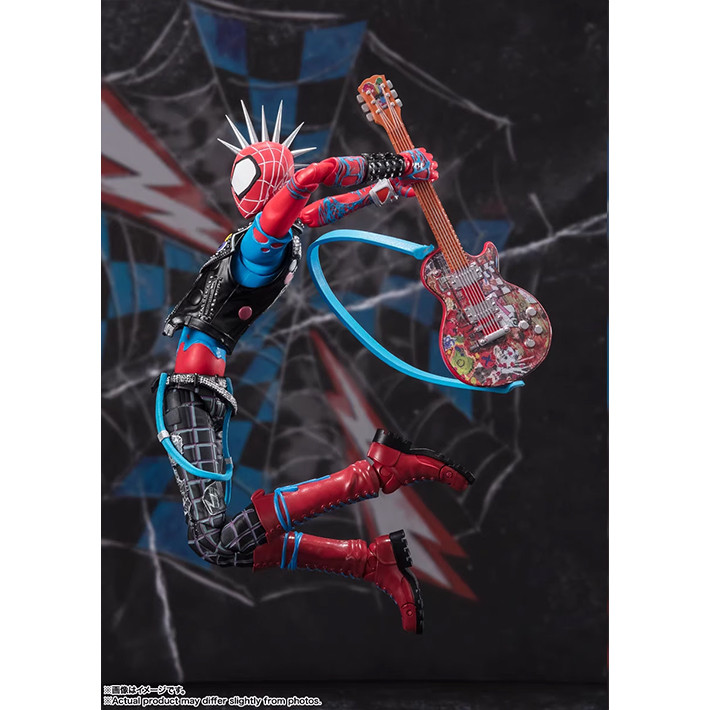 New CT Toys Spider-Punk Spiderman Figure Spider-Man Across The Spider-Verse Action Figures Shf