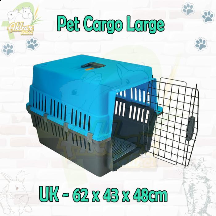 Bisa Spk Opo Cat - Pet Cargo Large Kandang Kucing Hewan Pet Carrier Termasuk Tray Ukuran Jumbo