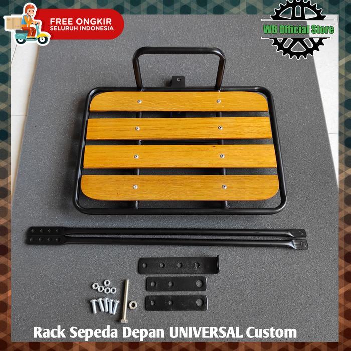 Premium Front Rack Sepeda Federal /Keranjang Sepeda Commuter Bike/ Rak Depan Original