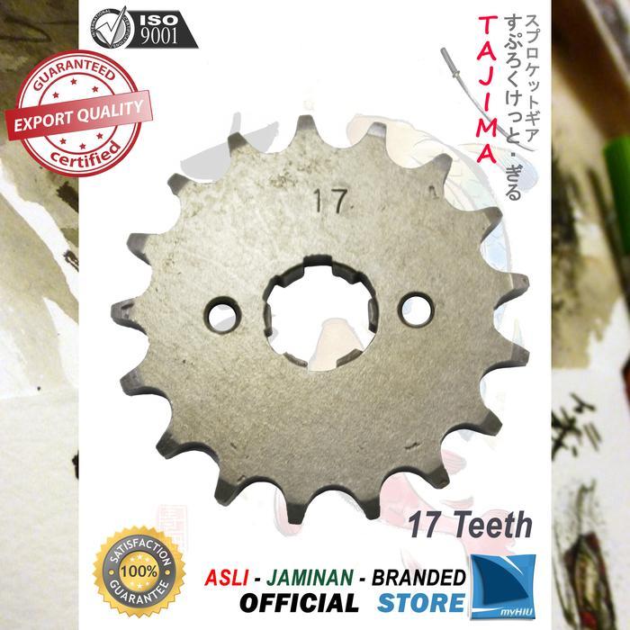 GIGI TARIK 428-17T HONDA CRF 150L GIR DEPAN SPROCKET GEAR TAJIMA