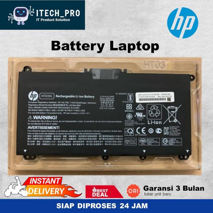 ORI Baterai HP 15S-FQ2503TU , Batre 15S-FQ Battery