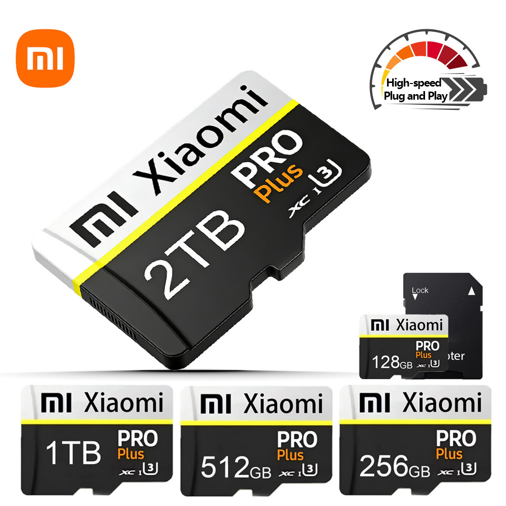 Xiaomi 2TB 1TB SD Memory Card 128GB 256GB 512GB High Speed Transfer Micro TF SD Card Portable USB