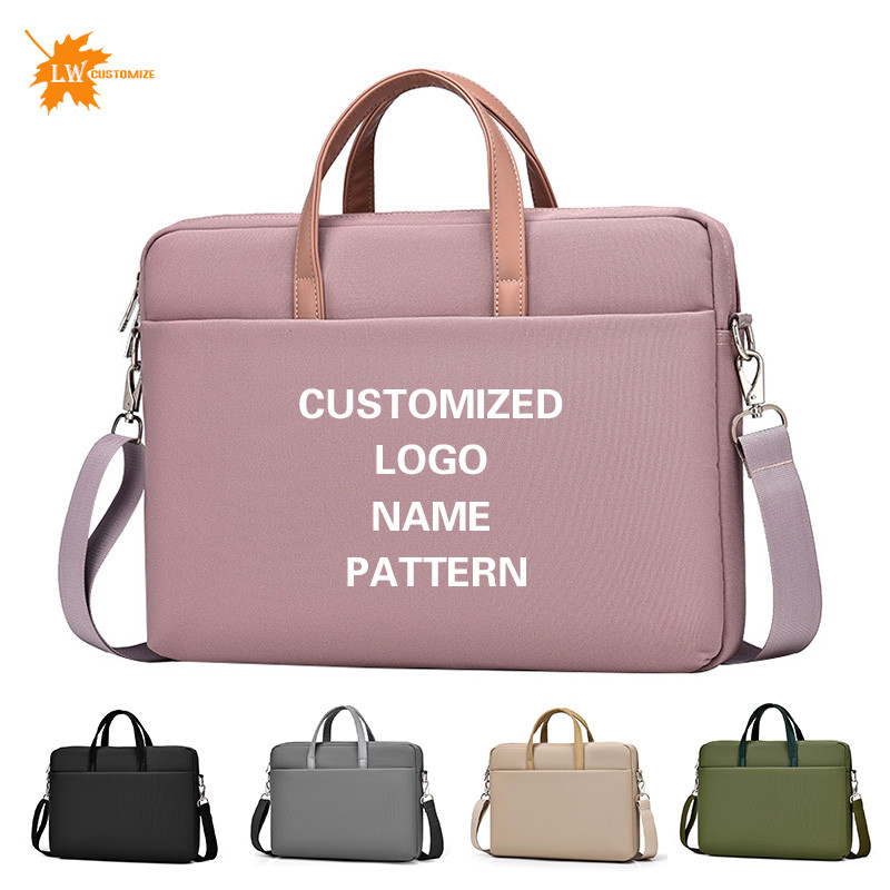 Customized laptop bag logo laptop bag single shoulder 14 inch bag 16 inch crossbody laptop bag