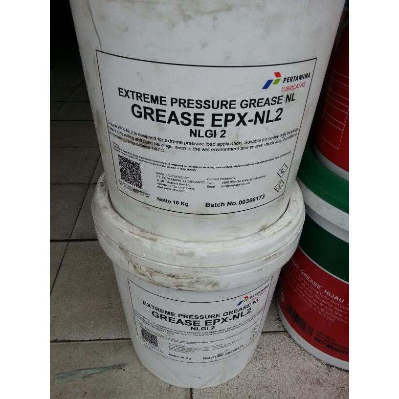 Gemuk Pertamina EPX-NL2 16kg grease / stempet