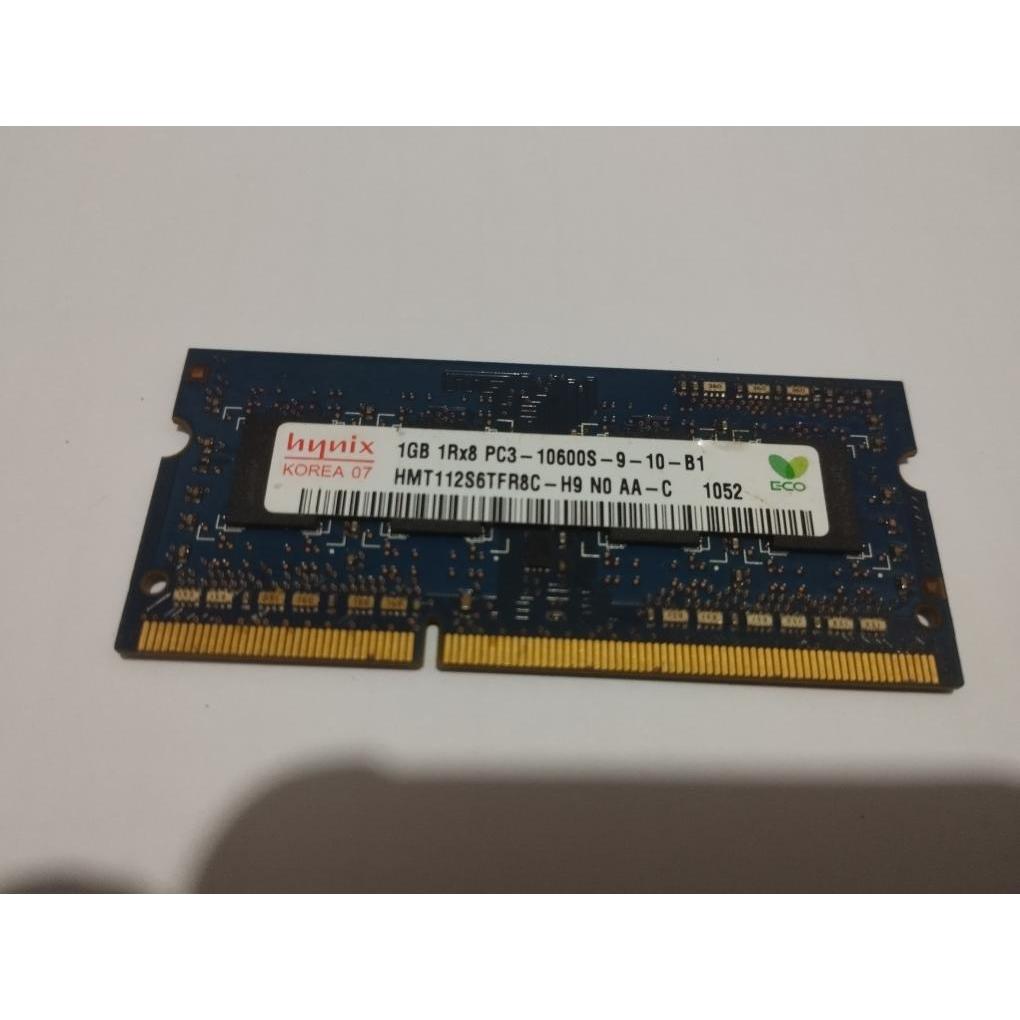 Ram DDR3 1Rx8 PC3-10600S 1 GB sodimm ram laptop