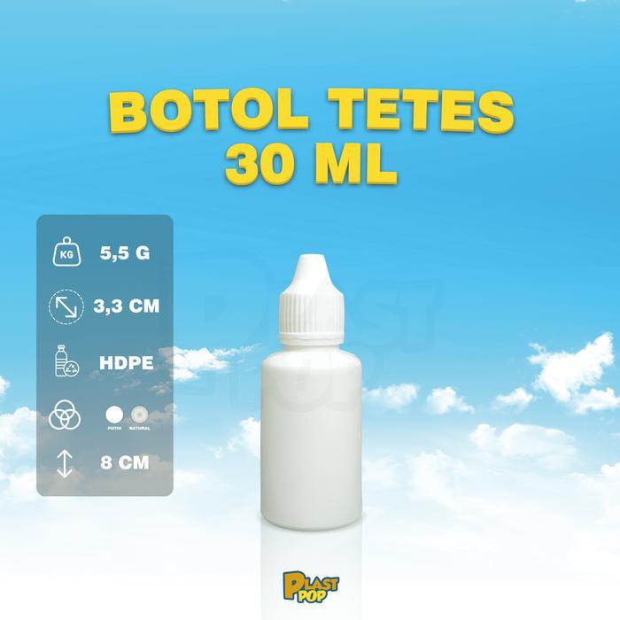 (100 Pcs) Botol Tetes 30 Ml / Botol Tetes Mata / Botol Tinta / Ldpe / 30 Ml - Botol Berkualitas