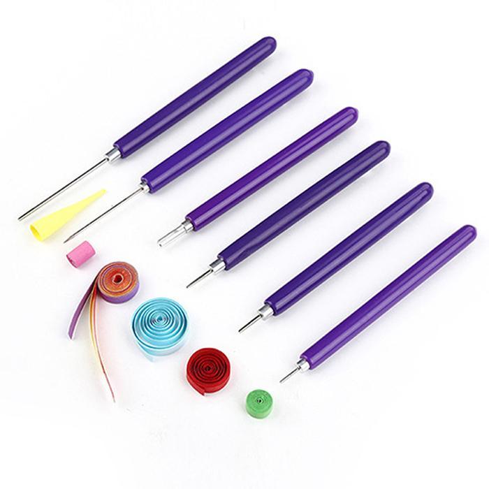 PAPER QUILLING TOOLS SLOTTED KIT HANDMADE ROLLING CURLING QUILLING NEEDLE PEN FOR ART CRAFTING DIY