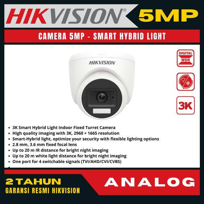 cctv hikvision 5mp turbo hd kamera indoor camera cctv
