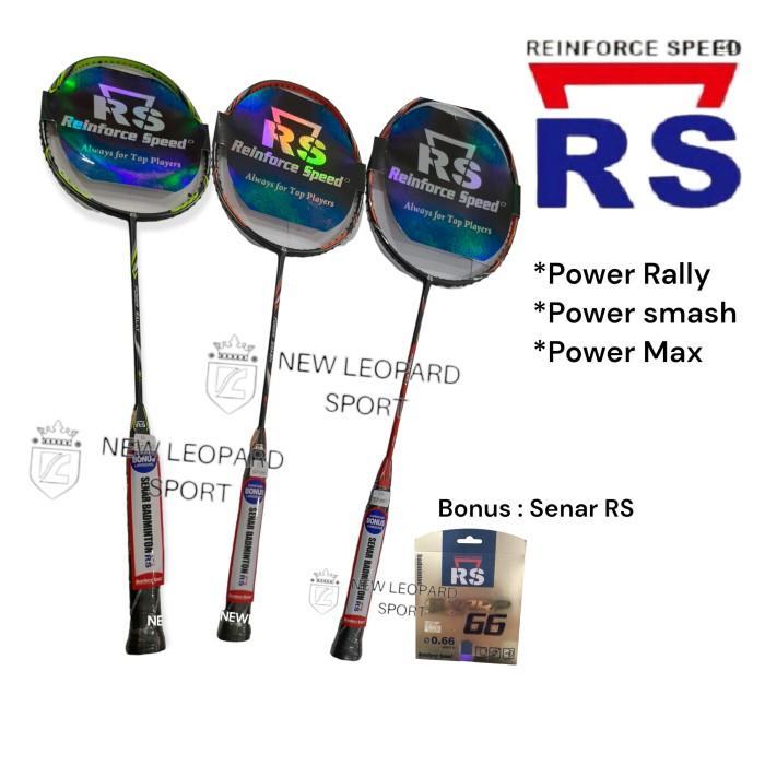 TerbaruBest Seller Raket Badminton Rs Power Rally,Power Max,Power Smash Neo-Ii