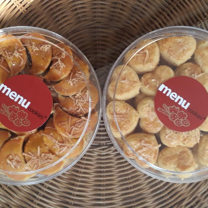 Kastangel keju Hati menu cookies + Nastar bulan