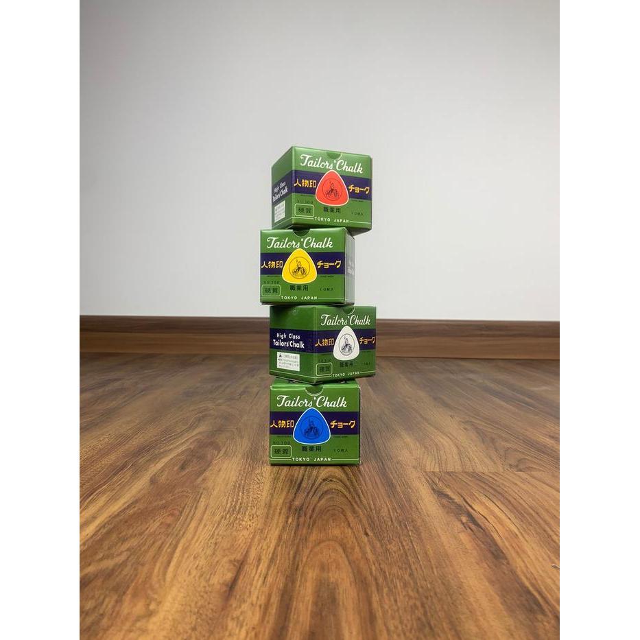 Jinbutsu Tailors' Chalk Kapur Penanda Pola Jahit Jinbutsu Ori Jepang