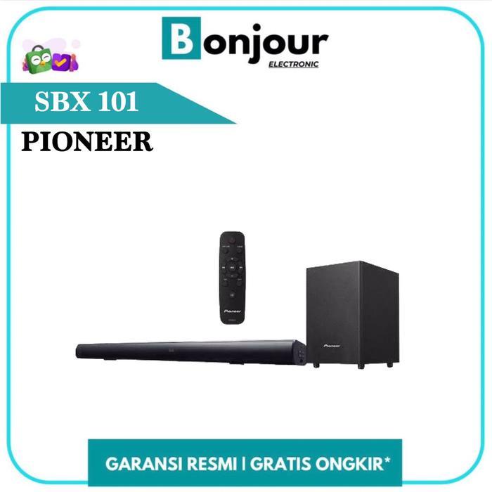 Soundbar Pioneer SBX-101 Bluetooth - 2.1 Ch Sound System Pioner SBX 101 Speaker Pioneer SBX101