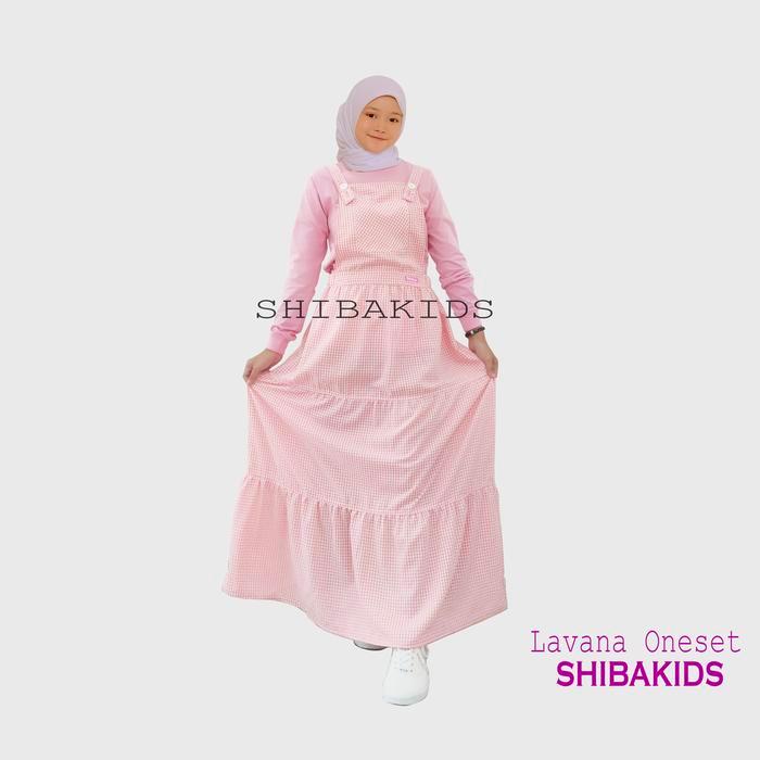 SHIBAKIDS LAVANA GAMIS ANAK / DRESS KATUN OVER ALL SETELAN BAJU KODOK / BAJU KODOK / PAKAIN MUSLIM