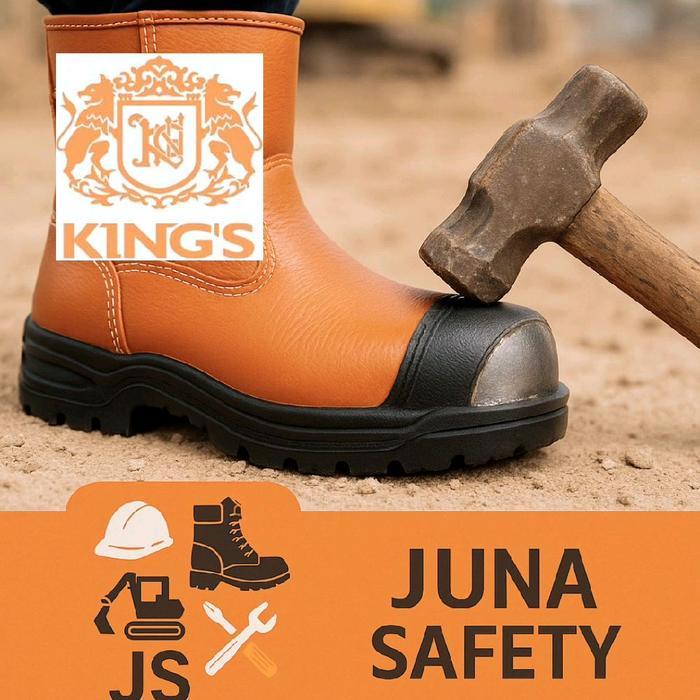 Sepatu Safety King'S Kwd 805 Cx Pria Boots Kerja Besi Shoes Terbaru 