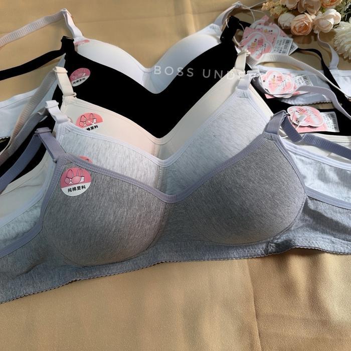 Bra Polos Tanpa Kawat, Sport Bra Polos, Bh Abg Katun, Bra Katun, Bh Hitam, Bh Putih, Bra Polos ,