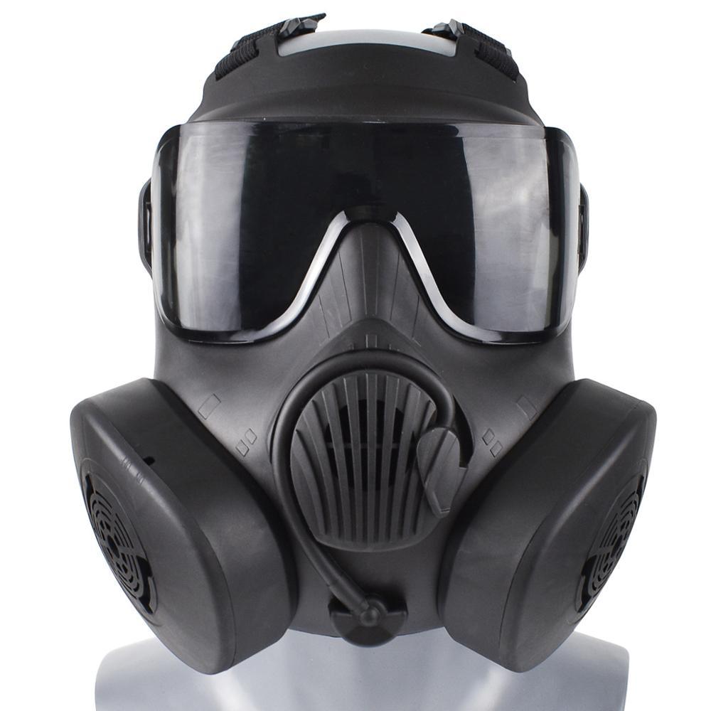 Go Protective Tactical Respirator Mask Full Face Gas Mask for Airsoft Shooting Hunting Riding CS Gam