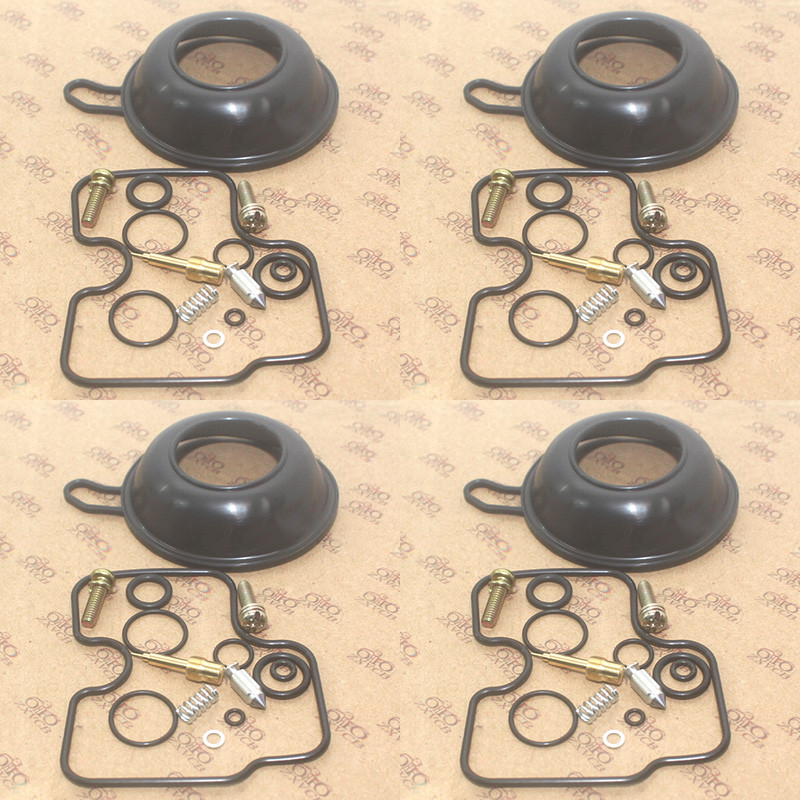 Motorcycle carburetor repair kit 4 SET for CB400 CB400SF CB 400 vacuum diaphragm gasket parts