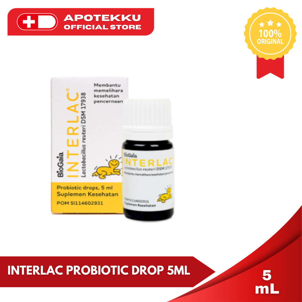 Interlac Drops 5ml - Probiotik Bayi