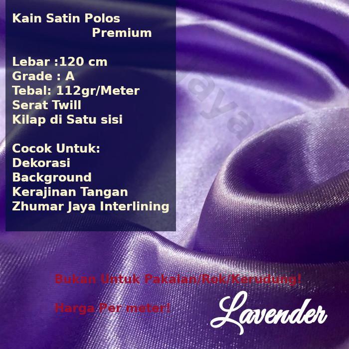 "New" Kain Satin Saten Silk Polos Putih Tebal
