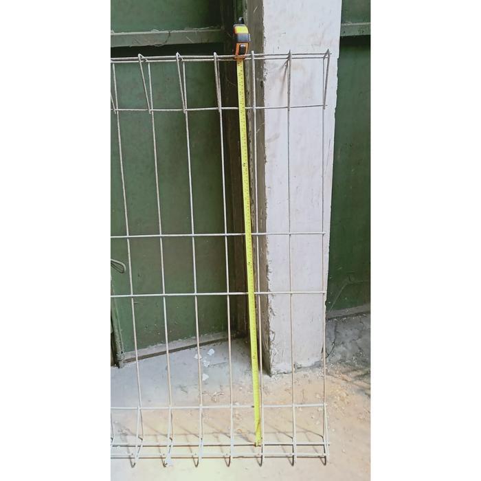 Pagar BRC 6mm lebar 120cm x 240cm Electroplated