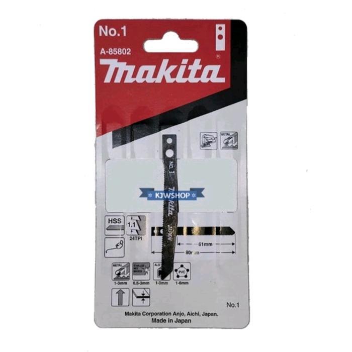 Mata Jigsaw MAKITA No.1 Mata Gergaji Tripleks No 1 Mata Jig Saw Tipe 2 Lubang Kayu Triplek Triplex