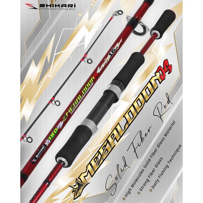 Shikari - Joran Megalodon Japan Style Fiber Solid - Joran Pancing Gratis Ongkir