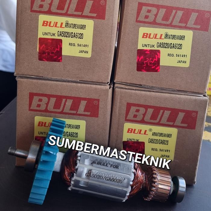 Armature Makita Ga6020 Angker Gerinda Tangan Makita 6" Ga 6020 Bull