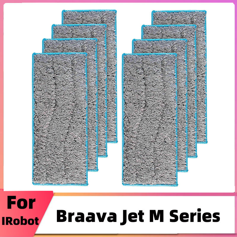 Washable Wet Mopping Pads For Irobot Braava Jet M6 Robot Cleaner Mop Cloths Rags Pads Replacement