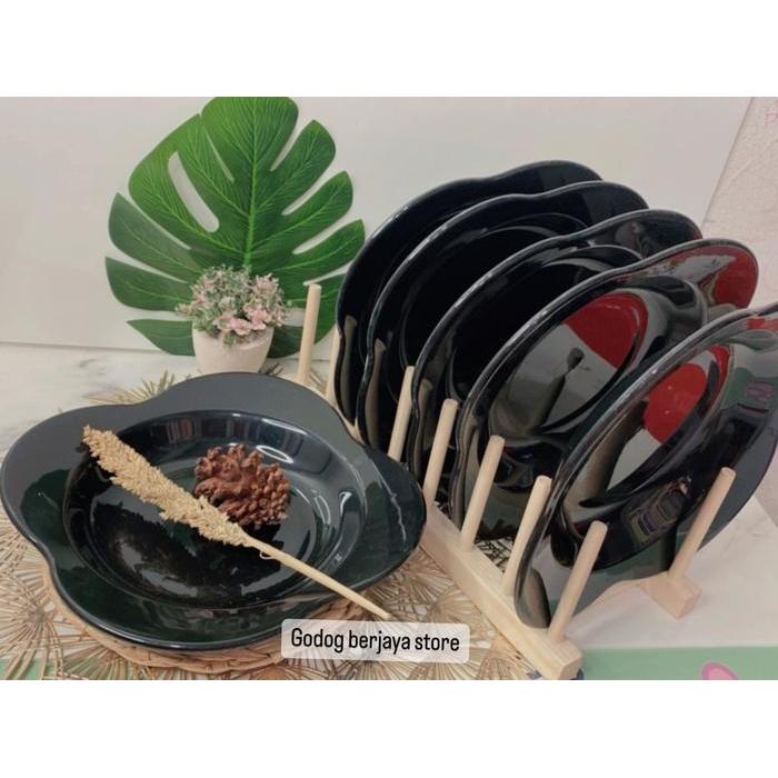 PROMO 1 LUSIN PIRING MELAMIN MOTIF BUNGA STANDAR SNI BESAR DAN TAHAN PANAS