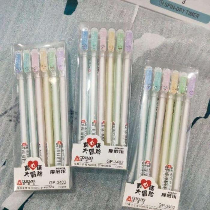 [200gr] T710 PEN KARAKTER BISA DIHAPUS / ERASABLE PEN AODEMEI [ ISI 12 pcs] Stationery
