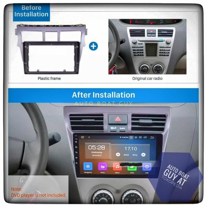 Frame Headunit Vios Limo Gen2 Gen 2 Oem Style No Gap Android 9 Inch